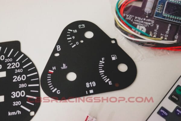 JP LEDWORX TRD S2 SERIES STYLE TOYOTA SUPRA GAUGE FACE KIT - Image 5
