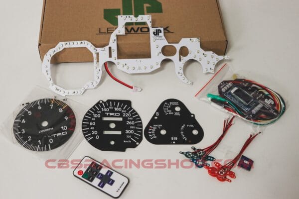 JP LEDWORX TRD S2 SERIES STYLE TOYOTA SUPRA GAUGE FACE KIT - Image 3