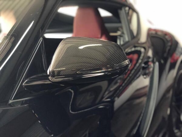 Genuine Toyota Supra A90 Carbon Mirror Caps - Image 3