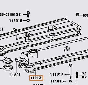 Toyota 2JZ Pre-VVTi & Non Turbo Inlet Cam Cover Seal