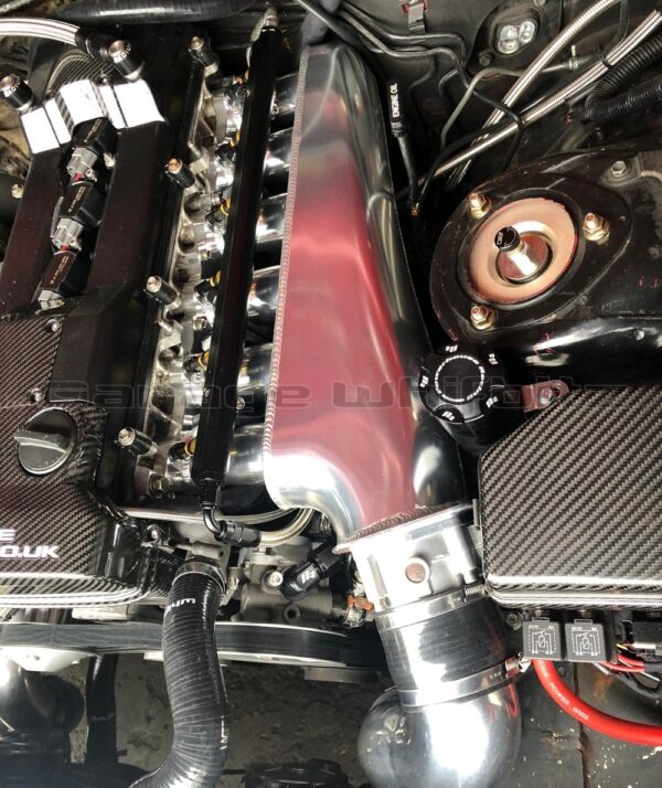 Whifbitz 6 Injector 2JZ Drive By Wire Billet Inlet Manifold - Image 6