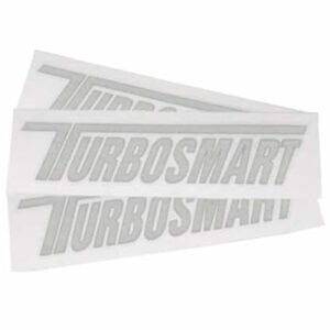 Turbosmart TS Car Decal - White 600mm x 130mm