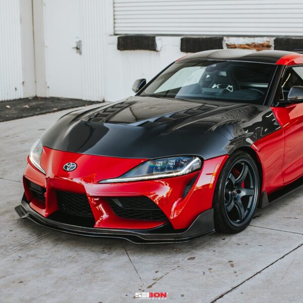 Seibon TV Style Double Sided Carbon Bonnet Supra A90 - Image 6