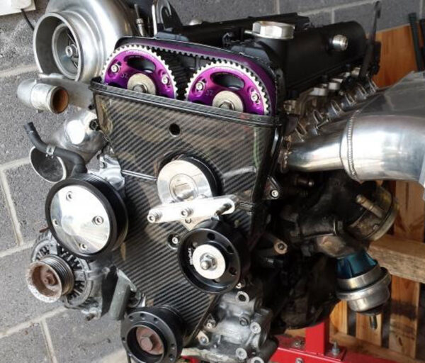 Whifbitz Carbon Supra Pre-VVTi Front Engine Cover Upper - Image 6