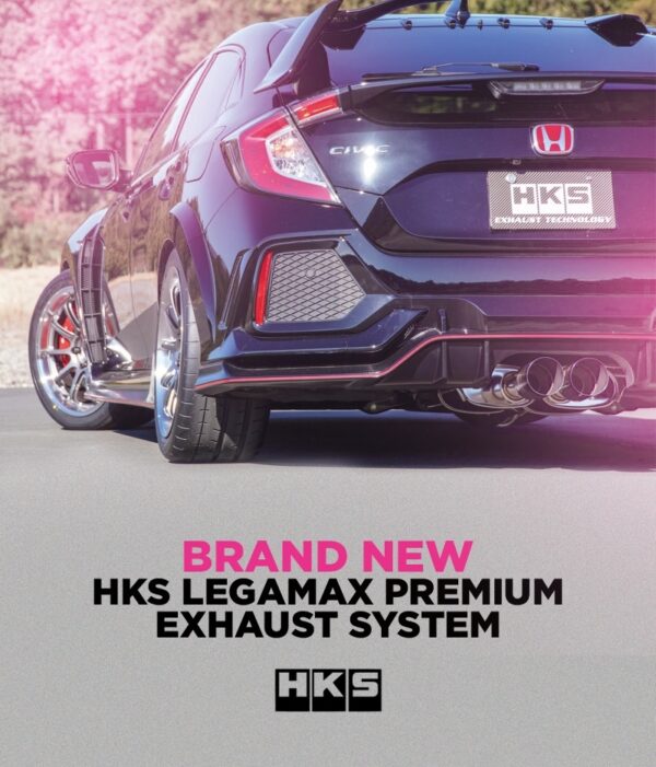 HKS Legamax Premium Exhaust Honda Civic Type R FK8 - Image 3