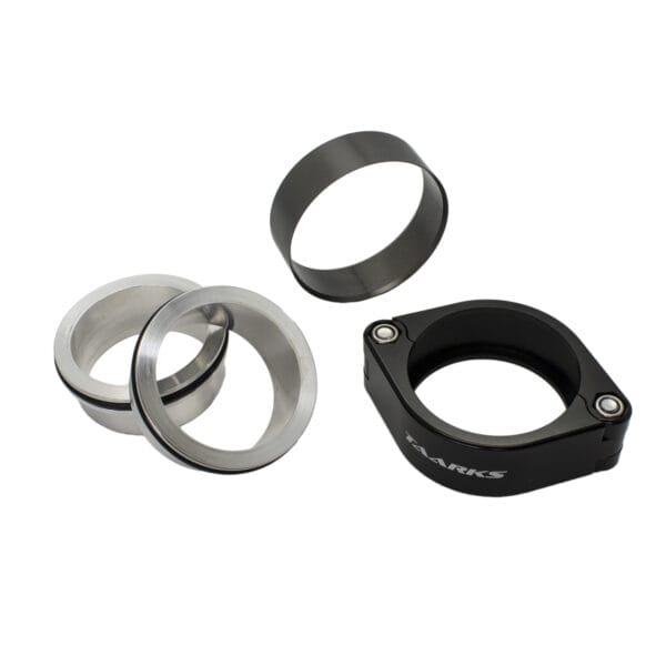 Taarks Quick Release Intercooler Pipe Clamshell Weld On Clamp 2.5" Black - Image 2