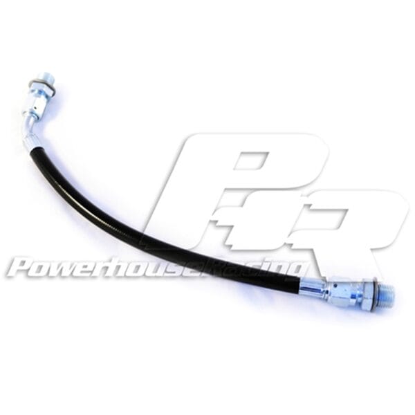 PHR High Pressure Power Steering Line for MKIV Supra and SC300 RHD Black Braided