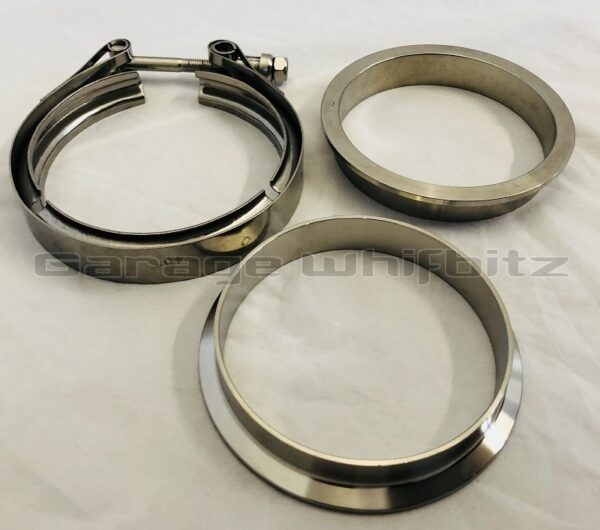 Whifbitz 4" V Band Clamp & Flange Set