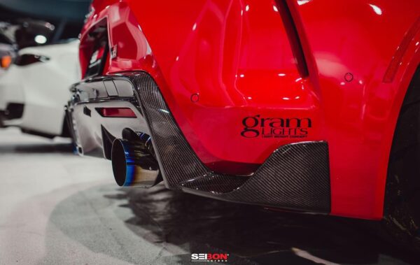Seibon TS11 Style Carbon Fibre Double Sided Bonnet Toyota Supra A90 - Image 2