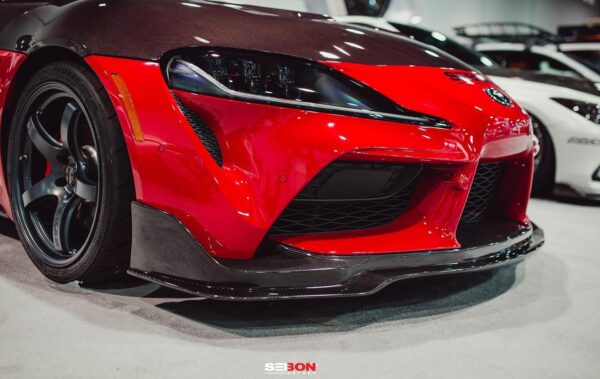 Seibon TS11 Style Carbon Fibre Double Sided Bonnet Toyota Supra A90 - Image 9