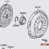Toyota Supra Clutch Cover Bolt - Image 2