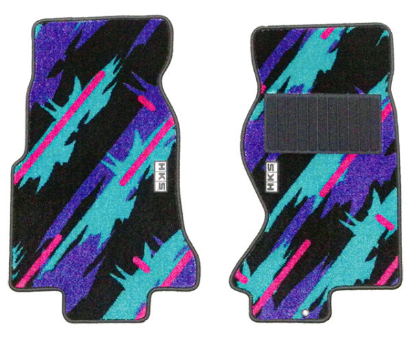 HKS 50th Anniversary Front Floormat Set Oil Color Toyota JZA80 Supra