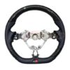 Rexpeed GR86 / BRZ 2022+ Carbon Fiber BLACK Leather Steering Wheel-Gloss
