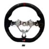 Rexpeed GR86 / BRZ 2022+ Carbon Fiber BLACK Suede Steering Wheel-Gloss - Image 2