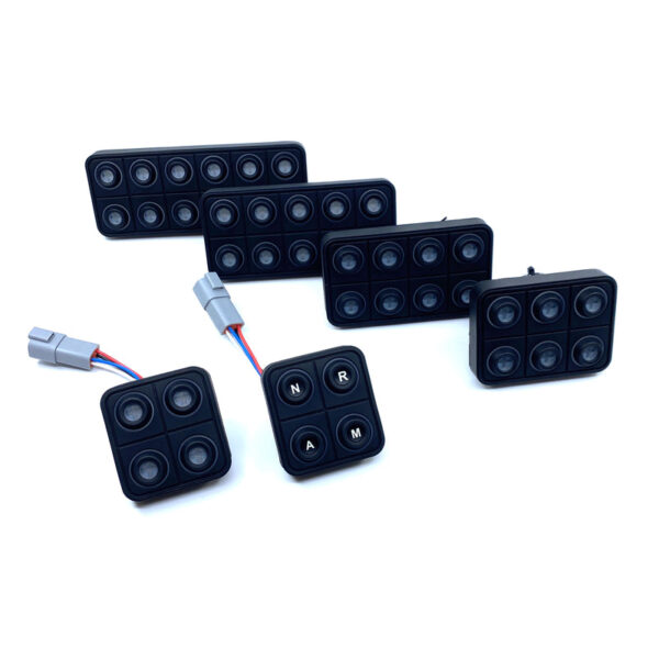 DomiWorks - CAN Keypad - Multi Color LED - Small inserts 15mm