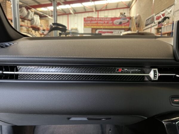 Rexpeed Supra GR 2020+ Passenger Side CF Interior badge-LHD - Image 3