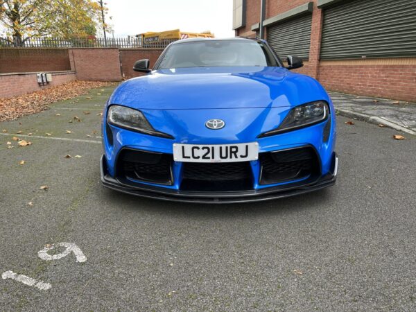 Rexpeed Supra GR 2020+ Dry Carbon Front Side Bumper Covers-Gloss - Image 2