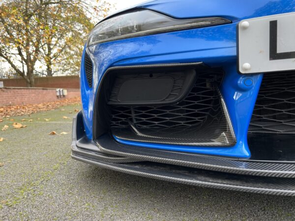 Rexpeed Supra GR 2020+ Dry Carbon Front Side Bumper Covers-Gloss - Image 4