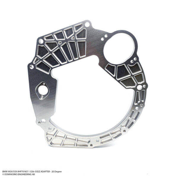DomiWorks - BMW M5x/S5x 8HP 45/50/70/75 N57 B57 B58 Adapter - 20 degree tilt - Image 2