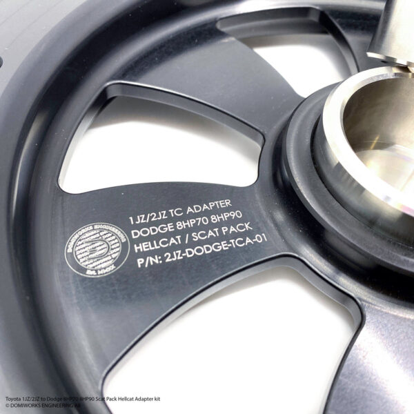 DomiWorks - Toyota 2JZ to Dodge 8HP70 / 8HP90 / Scat Pack / Hellcat Adapter Kit - Image 3