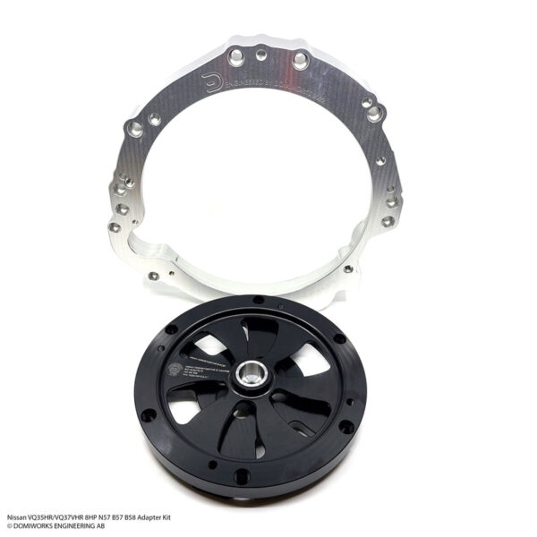 DomiWorks - Nissan VQ35HR / VQ37VHR to BMW 8HP 45/50/70/75 N57 B57 B58 Adapter Kit