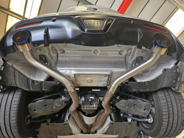Whifbitz Toyota Supra A90 2020+ Axle Back Stainless Steel Exhaust - Image 2