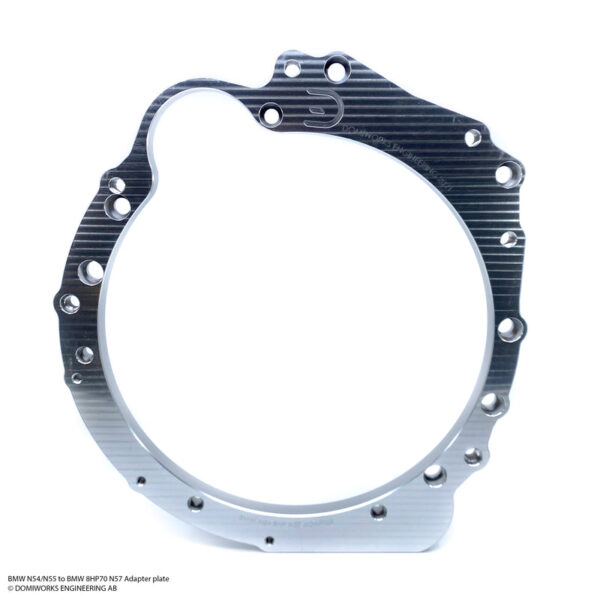 DomiWorks - BMW N54 N55 S55 to 8HP70 N57 Adapter Plate