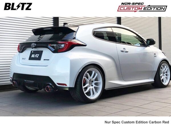 Blitz NUR Spec Custom Edition - Carbon Red - Exhaust System - GR Yaris - Image 2