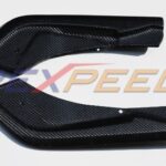 Rexpeed Supra GR 2020+ V2 CF Rear Bumper Side Spats-Matte Finish