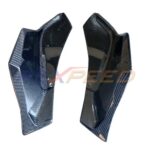 Rexpeed Supra GR 2020+ V3 Carbon Fiber Rear Bumper Side Spats-Gloss