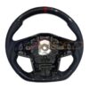 Rexpeed Supra GR 2020+ Carbon Fiber Leather Black Steering Wheel-Matte