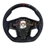 Rexpeed Supra GR 2020+ Carbon Fiber Leather Black Steering Wheel-Matte