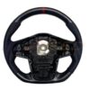Rexpeed Supra GR 2020+ Carbon Fiber Leather Black Steering Wheel-Matte - Image 2