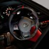 Rexpeed Supra GR 2020+ Carbon Fiber Leather Black Steering Wheel-Matte - Image 3