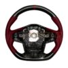 Rexpeed Supra GR 2020+ Carbon Fiber Red Leather Steering Wheel-Matte - Image 2