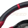 Rexpeed Supra GR 2020+ Black+Red Leather Steering Wheel - Image 2