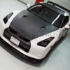 APR Nissan R35 GTR carbon fibre front splitter - Image 4