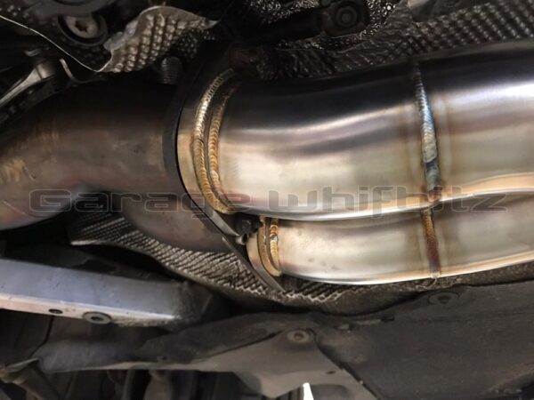 Whifbitz 3.5" Stainless Steel Single Midpipe BMW M3 & M4 F8X - Image 5