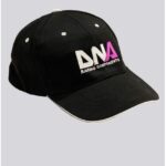 DNA Racing Components logo black baseball cap