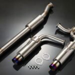 Ti Exhausts Titanium Exhaust Mitsubishi EVO X Dual Exit
