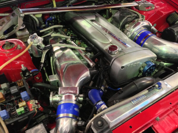 Hypertune RB26 Inlet Manifold For 90mm Throttle Body 6 Injectors - Image 2