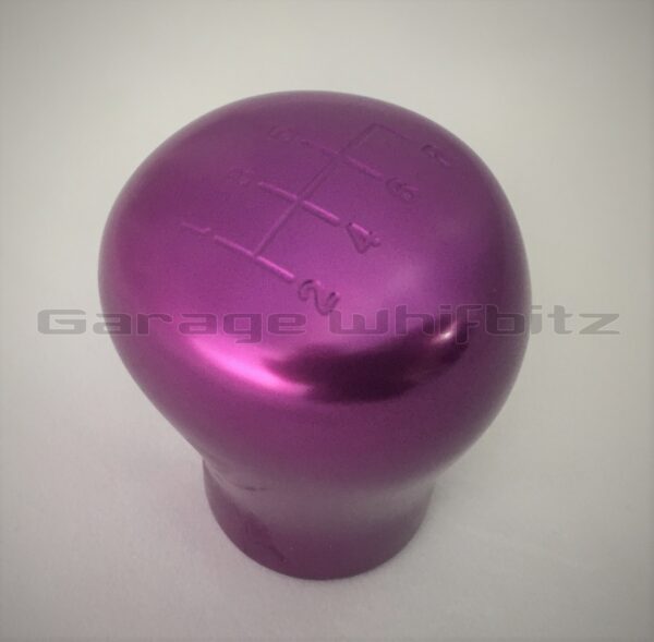 Whifbitz 6 Speed Billet Aluminium Supra Purple Gear Knob - Image 3