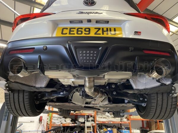 Whifbitz 3.5" Type 1 Stainless Steel Exhaust Toyota GR Supra A90 - Image 8