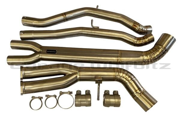 Whifbitz Titanium 3.5" Single Midpipe BMW M3 & M4 F8X