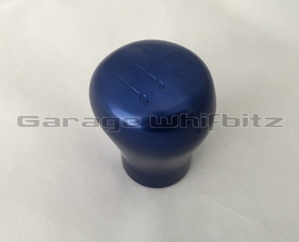 Whifbitz 6 Speed Billet Aluminium Supra Blue Gear Knob - Image 2