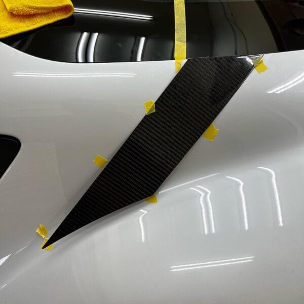 Rexpeed Supra GR 2020+ GR Carbon Fiber C-Pillar Decal-Gloss - Image 2