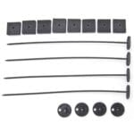 Jegs Universal Nylon Tie Mounting Kit